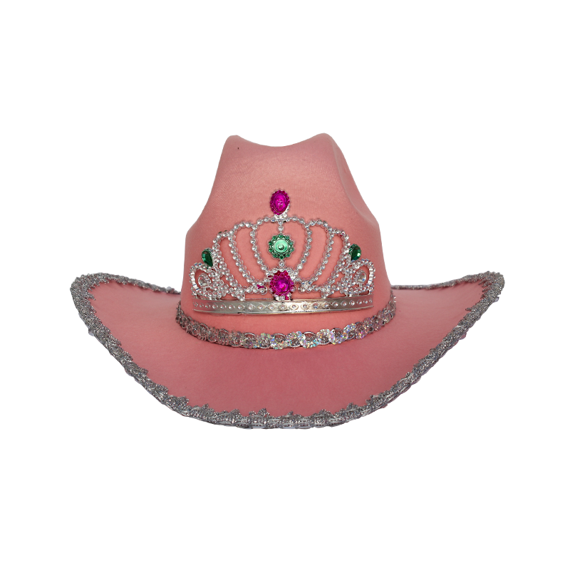 Pink cowgirl hats for kids sales
