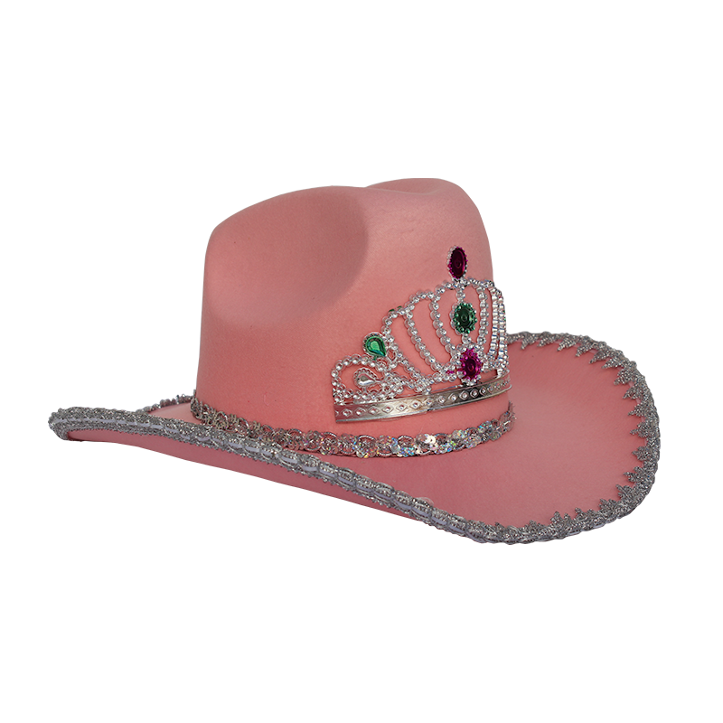 Pink cowgirl hat 