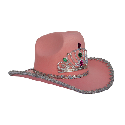 Pink cowgirl hat 